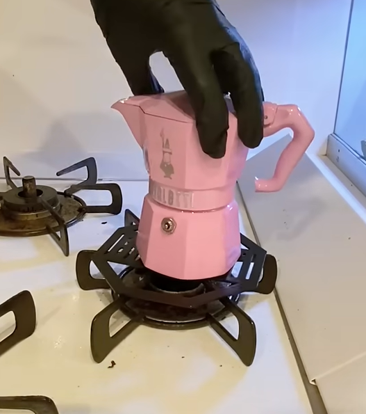 今朝のシンプルなマキネッタのおうちカフェ☕😋