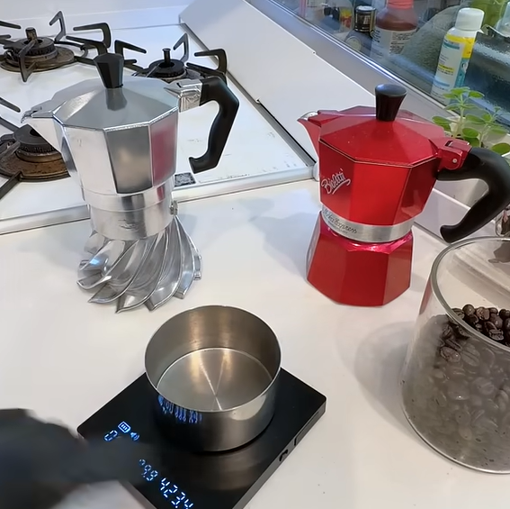 新しいモカポットで抽出実験☕😋