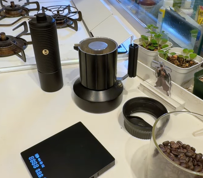 濃厚な手作りの朝カフェラテ ☕😋