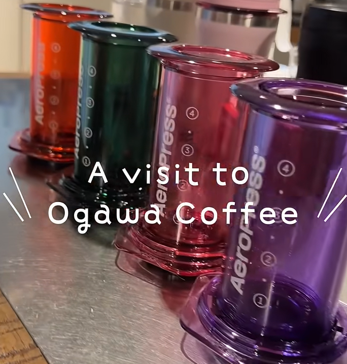 小川珈琲でエアロプレスコーヒーをいただく ☕😋